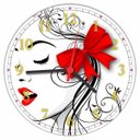 Ver imagem 4 de Relógio De Parede Salão De Beleza Cabeleleira Manicure Moda Maquiagem Fashion Hair Decorações