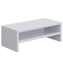 Ver imagem 6 de Kit 02 Suportes Stand Para Monitores Mesa Escritório Home Office Lap L03 Branco - Lyam Decor