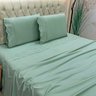 Jogo Lençol Queen Passione Bordado Inglês 4 Pçs Verde - 3