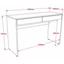 Ver imagem 7 de Penteadeira Camarim Escrivaninha com 02 Gavetas Lunna 120 Cm Branco - Lyam Decor