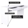 Penteadeira Camarim Escrivaninha com 02 Gavetas Lunna 120 cm Branco - Lyam Decor - 4