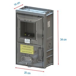 Caixa Medidor Copel Monofasico Cmd1 M7 8576 Taf - 2