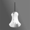 Lustre Pendente em Madeira - Wind Vane - Branco - 3