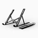Ver imagem 1 de Suporte Notebook Ajustável Ergonômico Dobrável Plástico