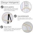 Ver imagem 4 de Kit 50 Cabide Infantil Bebê Veludo Antideslizante Rister Baby