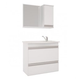 Gabinete para Banheiro com Cuba e Espelheira Grécia Mgm Móveis - 2