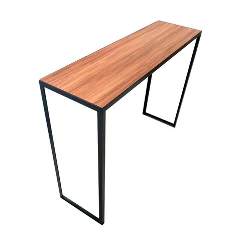 Aparador Luxo Estilo Industrial Marrom / Prateleira Ferro e Madeira