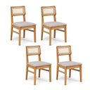 Ver imagem 2 de Conjunto 4 Cadeiras Madeira Maciça Origem
