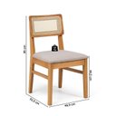 Ver imagem 3 de Conjunto 4 Cadeiras Madeira Maciça Origem