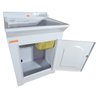 Gabinete em Plástico Abs Tanque com Esfregadeira Lateral de Fibra 40 Litros - 6