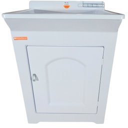 Gabinete em Plástico Abs Tanque com Esfregadeira Lateral de Fibra 40 Litros - 7