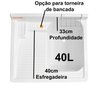 Gabinete em Plástico Abs Tanque com Esfregadeira Lateral de Fibra 40 Litros - 5
