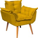 Ver imagem 7 de Kit Namoradeira Poltrona e Puff Decorativo para Sala Manicure Consultório Alice Suede