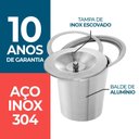 Ver imagem 2 de Cesto Lixeira Pia Cozinha Embutir 5 L Inox 304 Não Enferruja