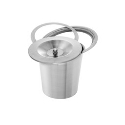 Cesto Lixeira Pia Cozinha Embutir 5 L Inox 304 Não Enferruja - 1