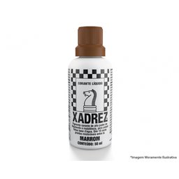Corante Liq Xadrez Extra 50ml Marrom C/12pcs - 1