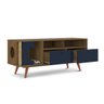Rack Retro Tv 55 Polegadas Pet Angora Freijo/azul Navy - 3