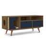 Rack Retro Tv 55 Polegadas Pet Angora Freijo/azul Navy - 2