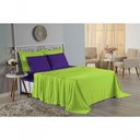 Ver imagem 4 de Jogo de Cama Casal Nobre 4 Peças Lençol com Elástico de 30cm de Altura Malha 100% Algodão -