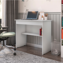 Ver imagem 2 de Mesa de Escritório com 01 Gaveta para Notebook e Computador Vitória - Branco