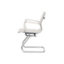 Ver imagem 7 de Cadeira de Escritório Interlocutor com Base Fixa Stripes Esteirinha Charles Eames Eiffel Branca