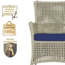 Ver imagem 4 de 4 Poltronas e 1 Mesa Igapó Alumínio Fendi Corda Náutica E10 Rami