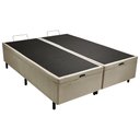 Ver imagem 2 de Cama Box Baú Queen Barcelona Bege 158x198 Apolospuma