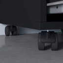 Ver mais imagens de Gaveteiro com Rodízios Bit 4 Gavetas com Chave Preto - Artany