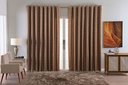 Ver imagem 1 de Cortina Jacquard Luxo em Tecido Semi Blackout Sala 3,00x2,80:avela