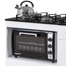 Balcão de Cozinha para Cooktop 2 Portas Violeta Kaiki Móveis - 7