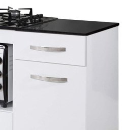Balcão de Cozinha para Cooktop 2 Portas Violeta Kaiki Móveis - 6