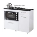 Ver imagem 2 de Balcão de Cozinha para Cooktop 2 Portas Violeta Kaiki Móveis