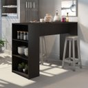 Ver imagem 1 de Bancada para Cozinha Americana Gourmet 136x93x50cm Preto