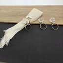 Ver imagem 7 de Anel Porta Guardanapo Cristal Acrílico Kit 4 Peças