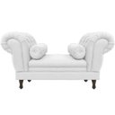 Ver imagem 1 de Recamier Grécia 1,20m Suede Branco - Dominic Decor Grecia