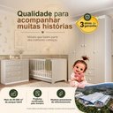 Ver mais imagens de Quarto de Bebê Completo com Berço Americano 3 em 1/Guarda-Roupa/Cômoda Flor Multimóveis MP4940