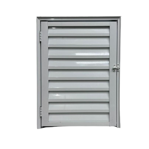 Abrigo Alçapão Portinhola Aluminio Branco 80x60 Linha25