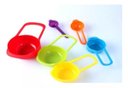 Ver imagem 2 de Kit com 4 unidades do kit com 6 Colheres Medidoras Coloridas - 24 peças