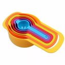 Ver imagem 1 de Kit com 4 unidades do kit com 6 Colheres Medidoras Coloridas - 24 peças