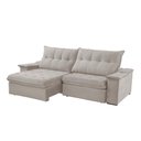 Ver imagem 3 de Sofá Lua Veludo 02 Módulos 90 Cm B25cm Meu Sofá Online B026 Veludo Prata