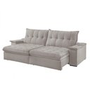 Ver imagem 2 de Sofá Lua Veludo 02 Módulos 90 Cm B25cm Meu Sofá Online B026 Veludo Prata