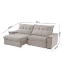 Ver imagem 6 de Sofá Lua Veludo 02 Módulos 90 Cm B25cm Meu Sofá Online B026 Veludo Prata