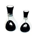 Ver imagem 1 de Par de Vasos Furados Decor para Aparador - Branco e Preto