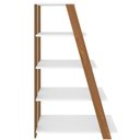 Ver imagem 6 de Kit 02 Estantes Multiuso com 05 Prateleiras Star A02 134x82 Freijó Branco - Lyam Decor