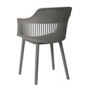 Ver imagem 6 de Cadeira Decorativa Prescott Sala de Jantar Pp/pu Cinza G56 - Gran Belo