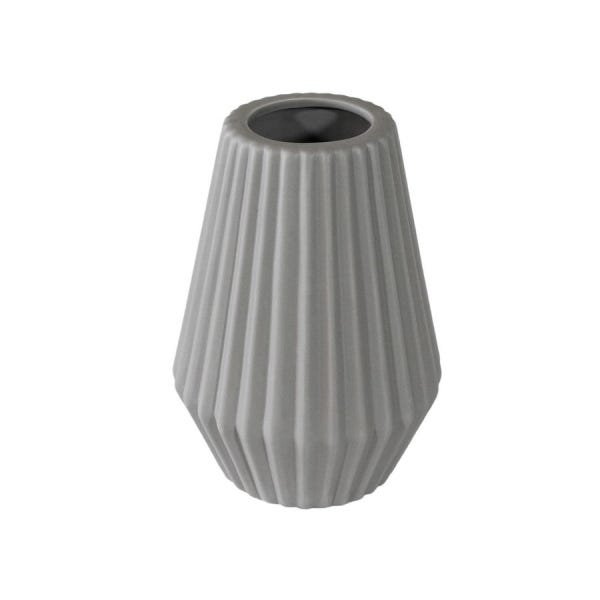 Vaso Decorativo de Cerâmica Sófia Cinza P - 1