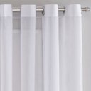 Ver imagem 4 de Cortina Linho de Gaze Branca 280x170cm Sala Quarto Janela Fastlar Cortina para Varão