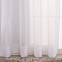 Ver imagem 3 de Cortina Linho de Gaze Branca 280x170cm Sala Quarto Janela Fastlar Cortina para Varão