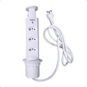 Ver imagem 3 de Torre de Tomadas Multiplug 3 Tomadas Branco Renna
