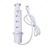 Torre de Tomadas Multiplug 3 Tomadas Branco Renna - 3